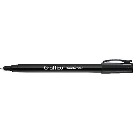 Graffico Handwriter Fineliner Pen Black (Pack of 12) 31261/12