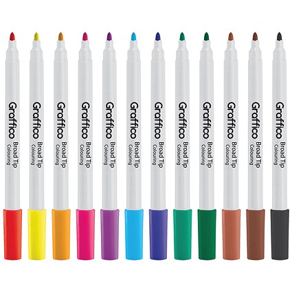Graffico Funliner Colouring Pen Assorted (Pack of 288) 6107/288