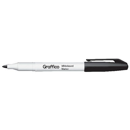 Graffico Drywipe Marker Black (Pack of 96) 3641/96