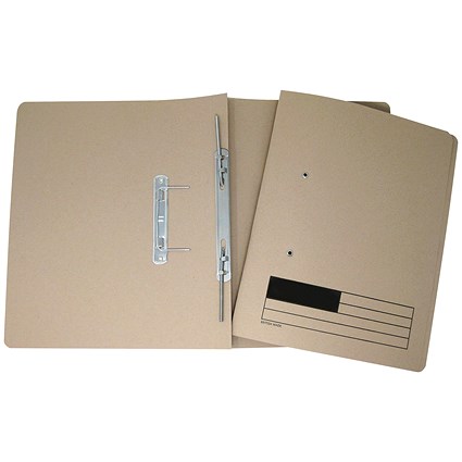 Everday Transfer Files, 270gsm, A4, Buff, Pack of 50