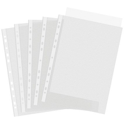 Everyday A4 Lightweight Punched Pockets, 38 Micron, Top Opening, Pack of 100