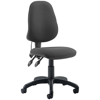 Lumbar High Back Chair - Charcoal