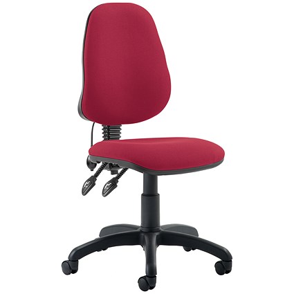 Lumbar High Back Chair - Red