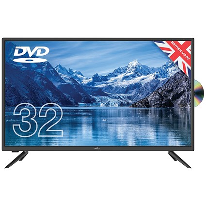 Cello 32 Inch 1080i Freeview HD LED TV with DVD Player