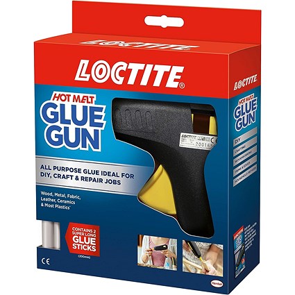Loctite Hot Melt Glue Gun Plus 2 Refill Sticks 200mm x 11mm
