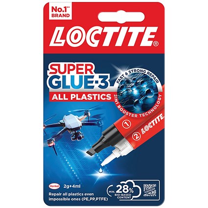 Loctite Super Glue All Plastics 2g + 4ml