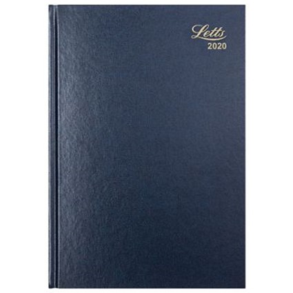 Letts 2020 Business Diary, A4, Day Per Page, Blue