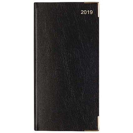 Letts 2019 15S Diary / Month to View / Slim / Black