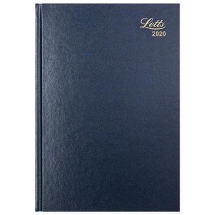 Letts 2020 Business Diary, A5, Week to View, Blue