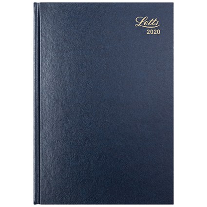 Letts 2020 Business Diary, A4, Week to View, Blue