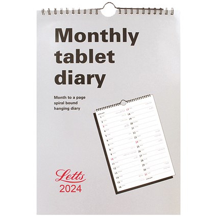 Letts Monthly Tablet Diary 2024