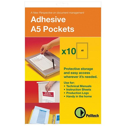 Pelltech A5 Maxi Pocket, Pack of 10