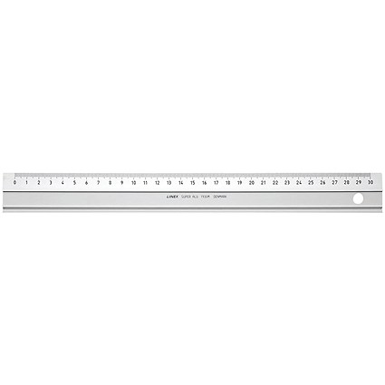 Linex Hobby Cutting Ruler 300mm Aluminium