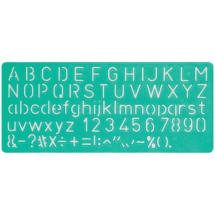 Linex Lettering Stencil Set 10/20/30mm (Pack of 3) LXG8500S
