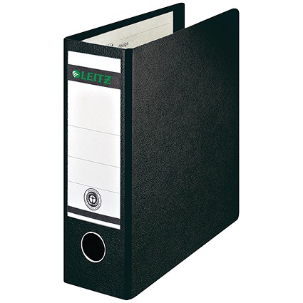 Leitz A5 Lever Arch Files, 77mm Spine, Black, Pack of 5