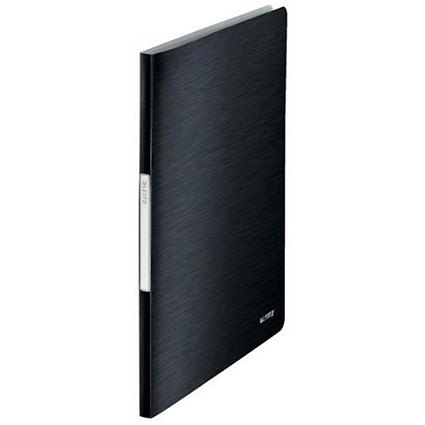Leitz Style Display Book PP 20 Pockets A4 Black (Pack of 10)