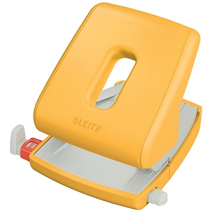 Leitz Cosy Hole Punch 30 Sheets Warm Yellow