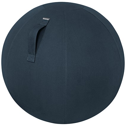 Leitz Ergo Cosy Active Sitting Ball, Velvet Grey Leitz Ergo Cosy Active Sitting Ball, Velvet Grey