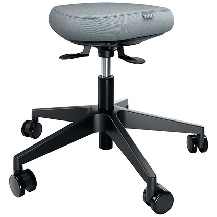 Leitz Ergo Active Wobble Stool with Easy Roll Castor Wheels