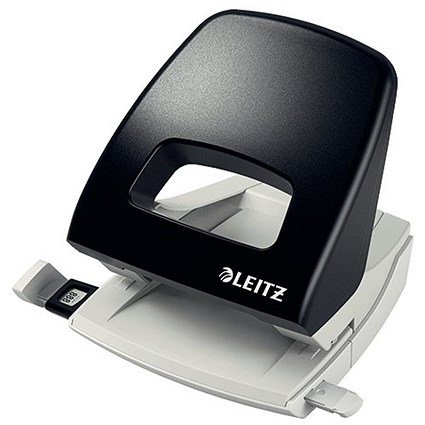 Leitz NeXXt Hole Punch, Capacity 25 Sheets, Black Leitz NeXXt Hole Punch, Capacity 25 Sheets, Black