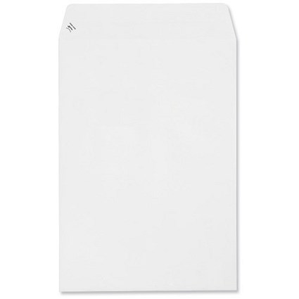 Plus Fabric Envelopes Pocket Peel and Seal 120gsm 381x254mm White [Pack 125]