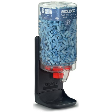 Moldex 7859 Spark Detectable Earplug Dispenser, Comes With 500 Blue Earplugs Moldex 7859 Spark Detectable Earplug Dispenser, Comes With 500 Blue Earplugs