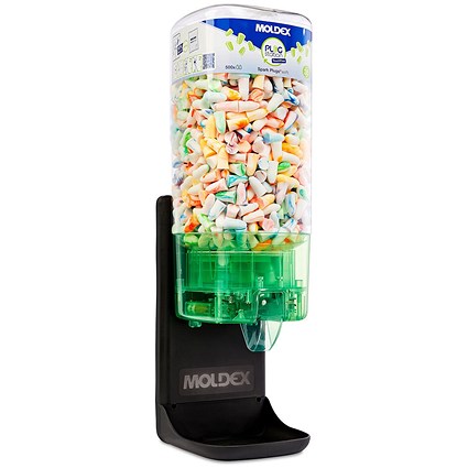 Moldex 7870 Spark Plug Touch Free Earplug Dispenser, Comes With 500 Assorted Coloured Earplugs Moldex 7870 Spark Plug Touch Free Earplug Dispenser, Comes With 500 Assorted Coloured Earplugs