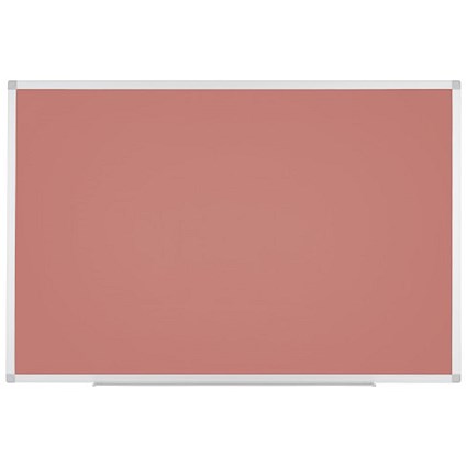 Bi-Office Ayda Magnetic Terracotta Board, 900 x 600mm, Lacquered Steel Surface, Aluminium Frame