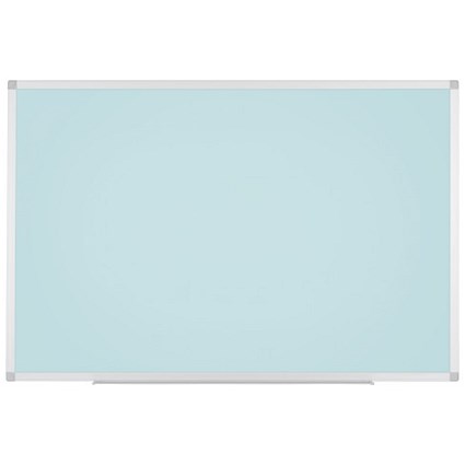 Bi-Office Ayda Magnetic Sky Board, 900 x 600mm, Lacquered Steel Surface, Aluminium Frame