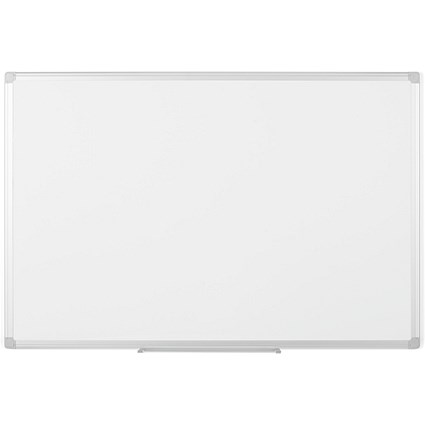 Bi-Office Earth Maya Magnetic Whiteboard, Lacquered Steel Surface, Aluminium Frame, 1200x900mm