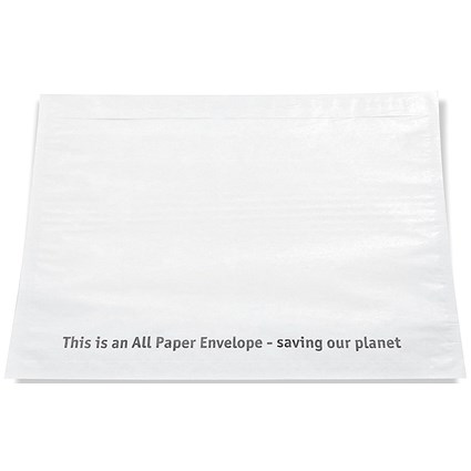 All Paper Documents Enclosed Wallets, A5, Pack of 1000 All Paper Documents Enclosed Wallets, A5, Pack of 1000