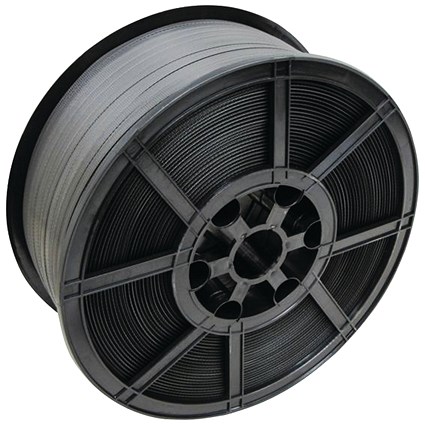 Heavy Duty Polypropylene Strapping 12mmx1000m Black TENSO1290BK