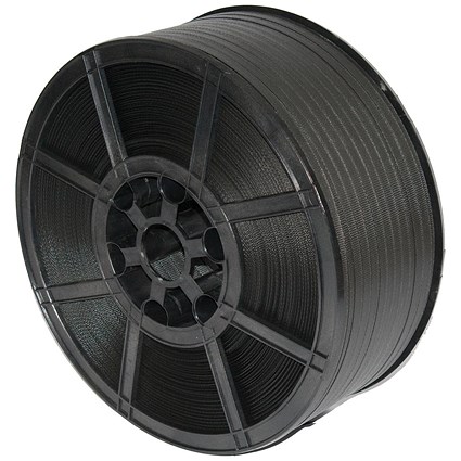 Polypropylene Strapping, Light duty, 12mmx2000m, Black