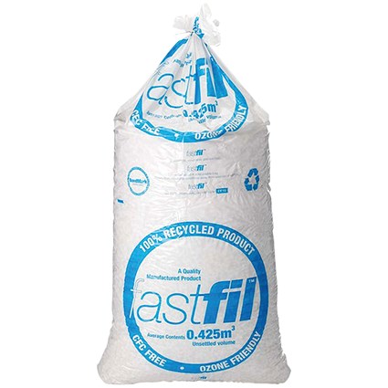 Fastfil Polystyrene Loose Fill Chips 15 Cubic Feet 65804