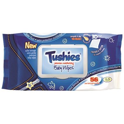 Tushies Baby Wipes (Pack of 12)