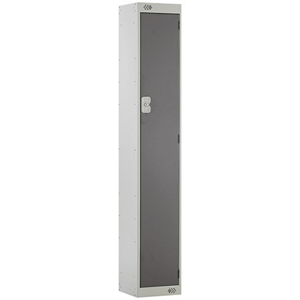 Single Compartment Locker 300x300x1800mm Dark Grey Door