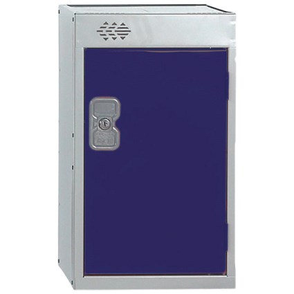 One Compartment Quarto Locker, 300x450x511mm, Blue Door