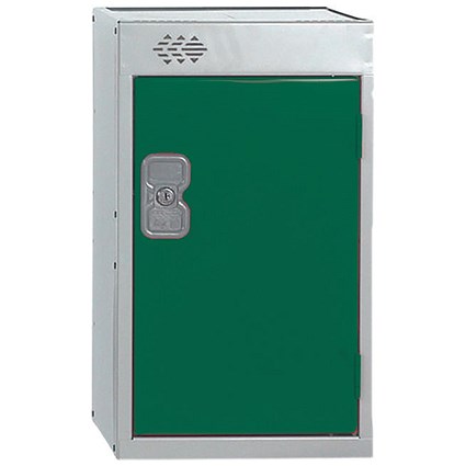 One Compartment Quarto Locker 300x450x511mm Green Door