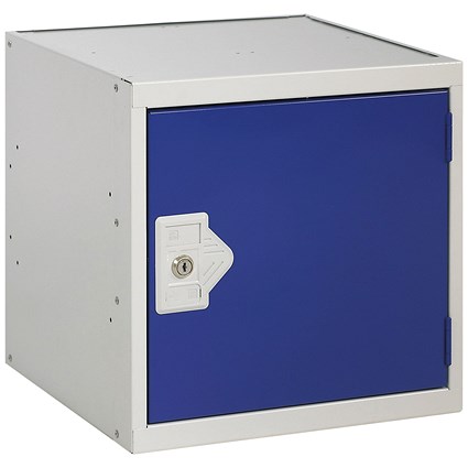 One Compartment Cube Locker, 300x300x300mm, Blue Door