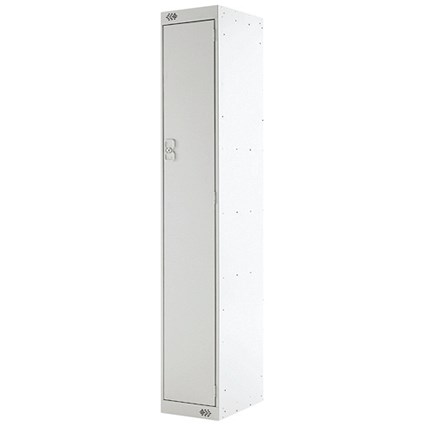 One Compartment Express Standard Locker, 300x450x1800mm, Light Grey Door