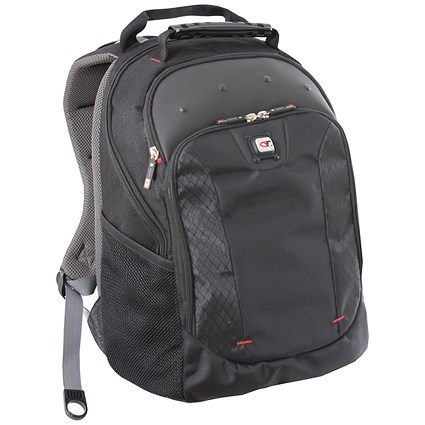 Gino Ferrari Juno Laptop Backpack, For up to 16 Inch Laptops, Black