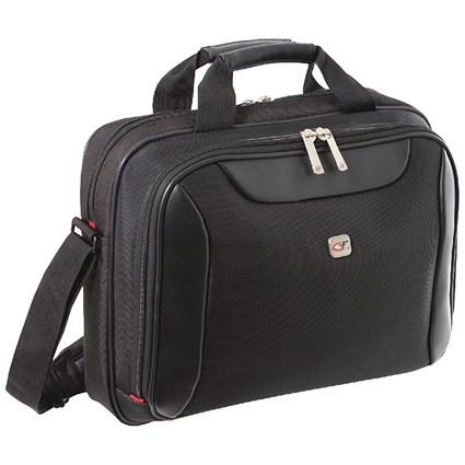 Gino Ferrari Helios Business Laptop Carry Case, For up to 16 Inch Laptops, Black