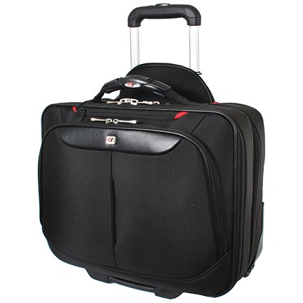 Gino Ferrari Brooklyn Wheeled Laptop Case Black