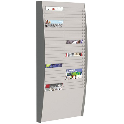Fast Paper A4 Document Control Panel 50 Compartments Grey