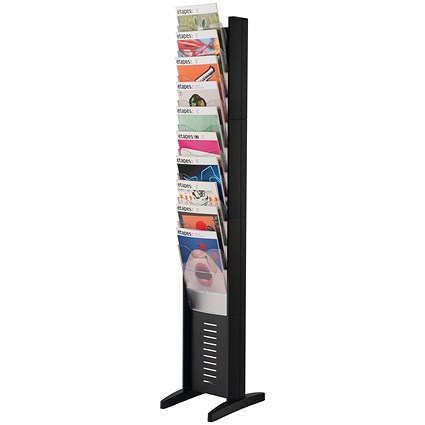 Fast Paper A4 10 Compartment Display Black 278.01