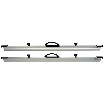 Arnos Hang-A-Plan Binders with Handles A0 Silver Pack of 2 D102A2PK