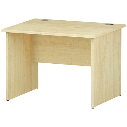 Impulse 1000mm Rectangular Desk, Panel End Leg, Maple Impulse 1000mm Rectangular Desk, Panel End Leg, Maple