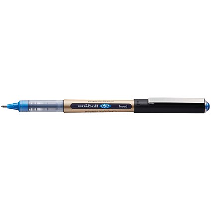 Uni-Ball UB-150-10 Rollerball Pen Broad Blue (Pack of 12)