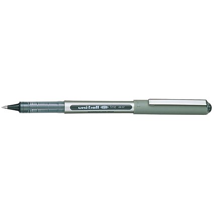 Uni-Ball Eye UB157 Rollerball Pen, Med, 0.7mm Tip, 0.5mm Line, Black, Pack of 12