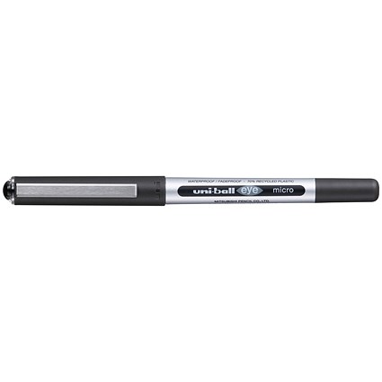 Uni-Ball Liquid Ink Rollerball Pen UB-150E Black (Pack of 12)